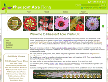 Tablet Screenshot of pheasantacreplants.co.uk